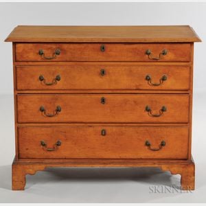 Maple Chest of Four Drawers