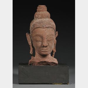 Stone Head of the Buddha