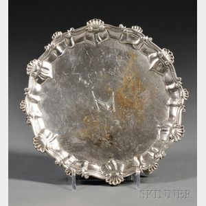 Small George III Silver Salver