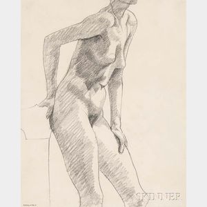 Philip Pearlstein (American, b. 1924) Nude