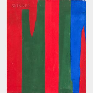 Calvert Coggeshall (American, 1907-1990) Abstract in Red, Green, and Blue