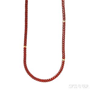18kt Gold and Agate Necklace, Tiffany & Co.