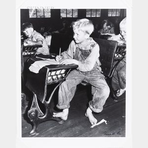 Russell Lee (American, 1903-1986) Coal miner's child in grade school. Lejunior, Harlan County, KY