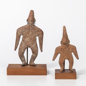 Two Pre-Columbian Figures