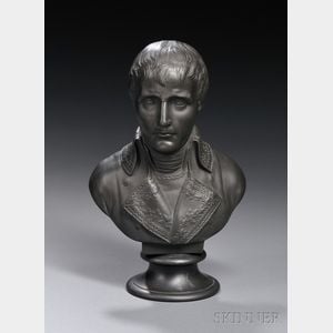 Wedgwood Black Basalt Bust of Napoleon