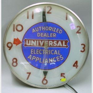 Universal Electrical Appliance Advertising Electric Wall Clock