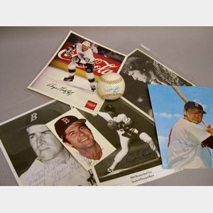 Group of Sports Collectibles and Autographed Photographs