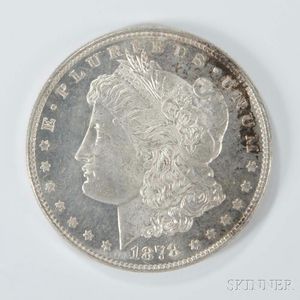 1878 7/8 Tailfeather Morgan Dollar. 