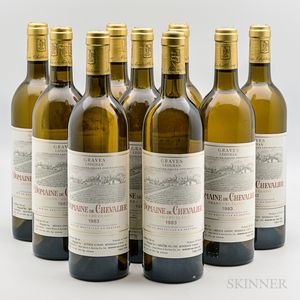Domaine de Chevalier Blanc 1983, 9 bottles