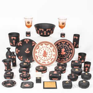 Approximately Thirty-four Pieces of Wedgwood Egyptian Ware