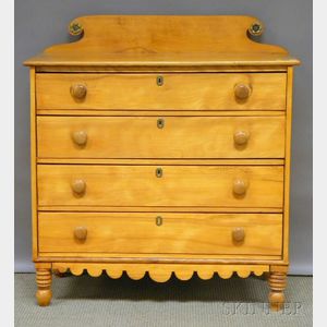 Country Classical Maple Four-drawer Bureau