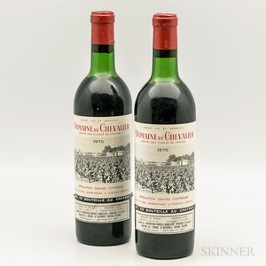 Domaine de Chevalier Rouge 1970, 2 bottles