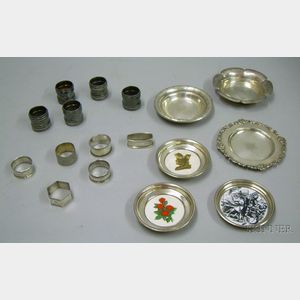 Six Sterling Silver Dishes