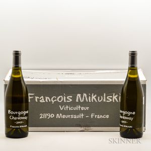 Francois Mikulski Bourgogne Chardonnay 2015, 12 bottles (oc)