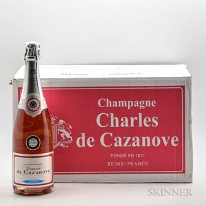 Charles de Cazanove Tradition Brut Rose NV, 12 bottles (oc)