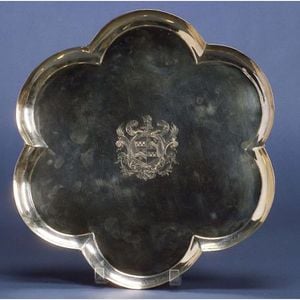 Late George I Silver Salver