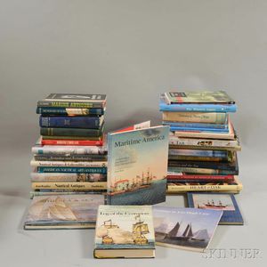 Group of Nautical-themed Reference Books