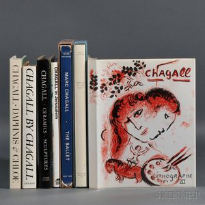Chagall, Marc (1887-1985) Seven Coffee Table Books, 20th Century.