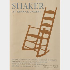 "Shaker at Renwick Gallery" Exhibition Poster