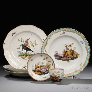 Five Pieces of Meissen Porcelain