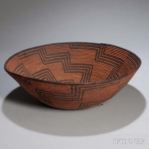 Southwest Coiled Basketry Tray
