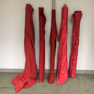 Five Bolts of Red Fabric