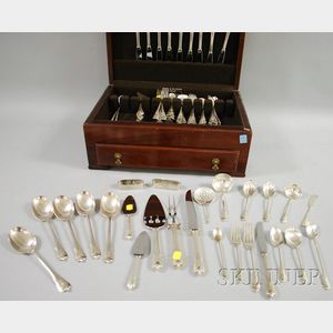 Wallace Sterling Silver Grand Colonial Partial Flatware Service for Ten