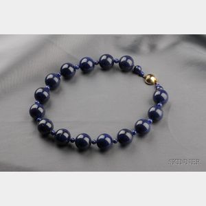 Lapis Beads Necklace