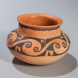 Jeddito Painted Pottery Jar
