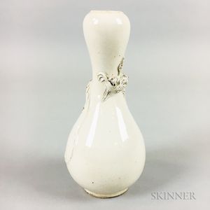 Cream-glazed Vase
