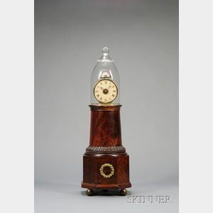 Mahogany Patent Alarm Timepiece or "Lighthouse" Clock by Simon Willard