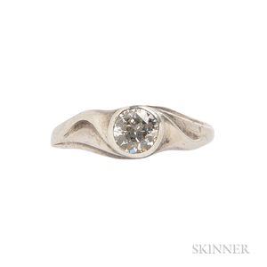Silver and Diamond Solitaire