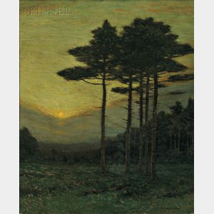 Charles Warren Eaton (American, 1857-1937) The Sunset Hour