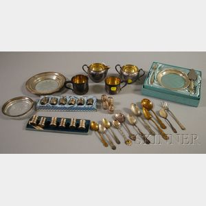Group of Mostly Sterling Silver Flatware and Table Items