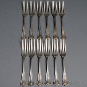 Twelve Frank Smith Priscilla Pattern Forks