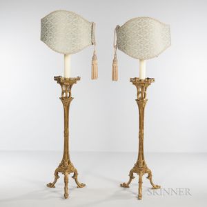 Pair of Giltwood Torchieres