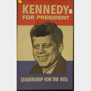 John F. Kennedy Presidential Campaign Poster