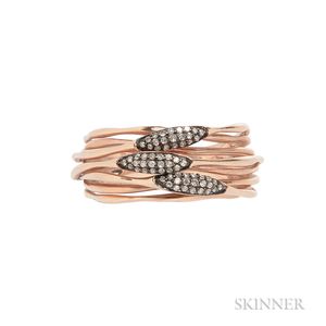 14kt Rose Gold and Diamond Ring