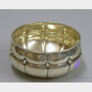 Arts and Crafts Styled Hammered Bowl
