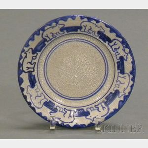 Dedham Pottery Polar Bear Plate