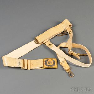New York Militia or Volunteer Officer's Waist Belt