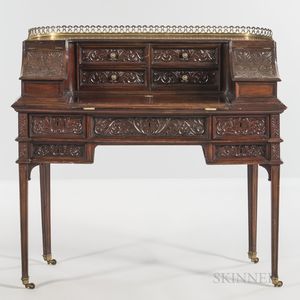 Carlton-style Mahogany Desk