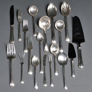 Towle Chippendale Pattern Sterling Silver Flatware Service