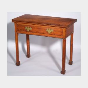Chippendale Mahogany Gaming Table