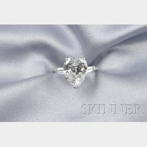 Platinum and Heart-shaped Diamond Solitaire, Van Cleef & Arpels