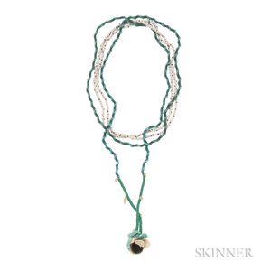 Two Glass Bead Necklaces, Wiener Werkstatte