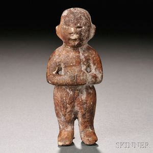 Pre-Columbian (?) Carved Bone Figure