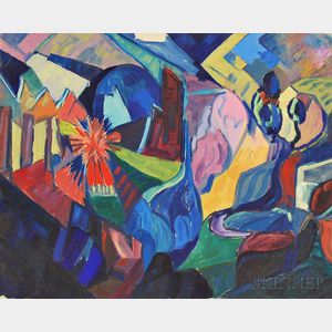 Leighton Cram (American, 1895-1981) Untitled