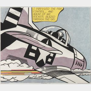 After Roy Lichtenstein (American, 1923-1997) WHAAM! /A Diptych Poster