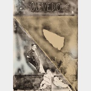 José Luis Cuevas (Mexican/American, b. 1933) Lot of Eleven Images from the HOMAGE TO QUEVEDO Portfolio